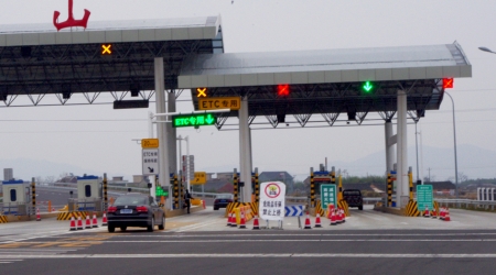 寧波象山港控制車道